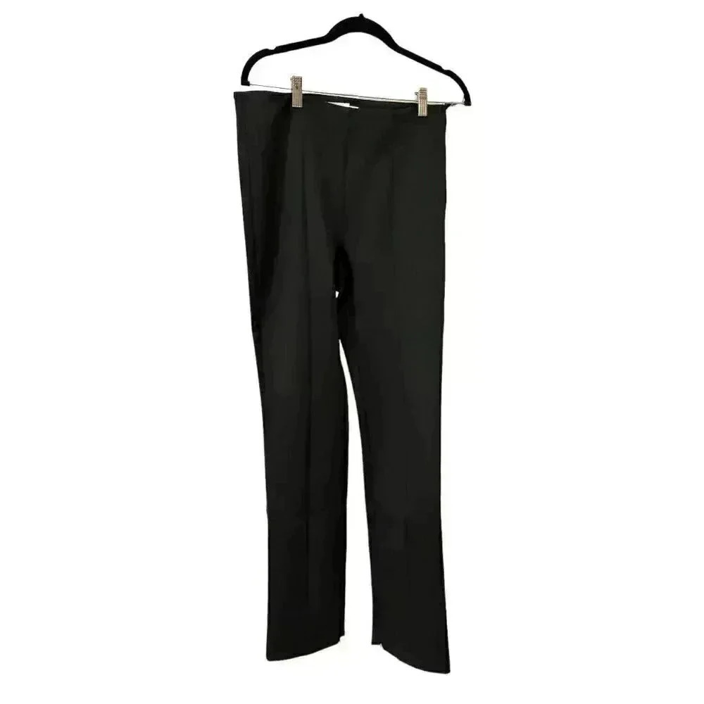 -Good American Womens Good Waist Flare Scuba Ankle Zip Revolve Pants Size 3, NWT